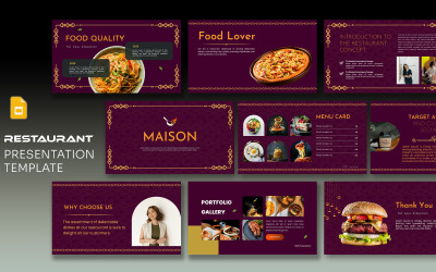 Apresentação de Slides do Google sobre Restaurantes
