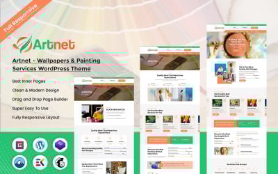 Artnet - Wallpapers & Painting Services WordPress Theme