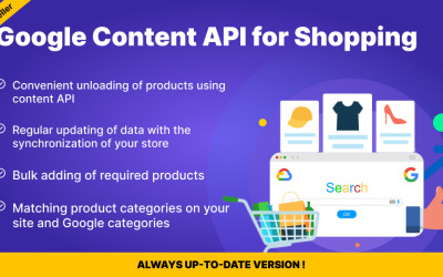 Modulo di integrazione API per la sincronizzazione con Google Shopping di PrestaShop
