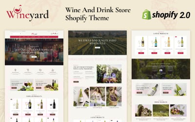 Wineyard - Bağ &amp;amp; Şarap Dükkanı Shopify 2.0 Duyarlı Tema