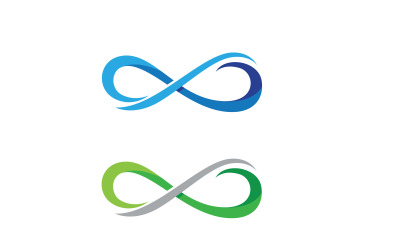 Дизайн логотипу Infinity Vector Icon Illustration шаблону дизайну v.15