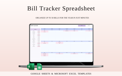 Foglio di calcolo per il monitoraggio delle fatture per Excel e Fogli Google
