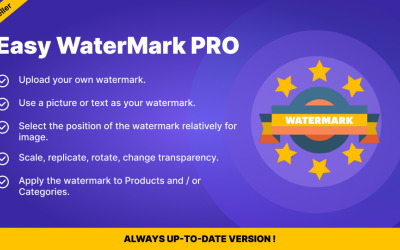Easy WaterMark PRO per PrestaShop: proteggi e personalizza le tue immagini