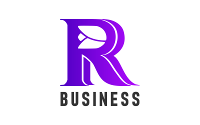 RR Letter Unique Design Logo Template
