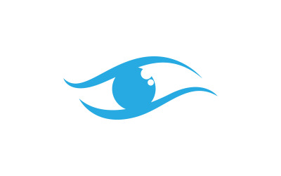 Eye clinic Healthy Care vector icon illustration design v.41