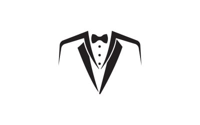 Illustrazione vettoriale dell&amp;#39;icona esclusiva del modello Tuxedo v.8