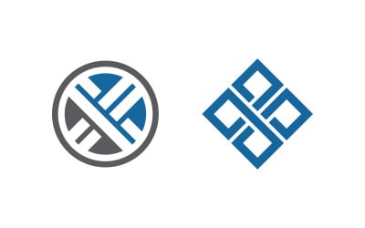 商业企业抽象统一插图设计模板 v.3