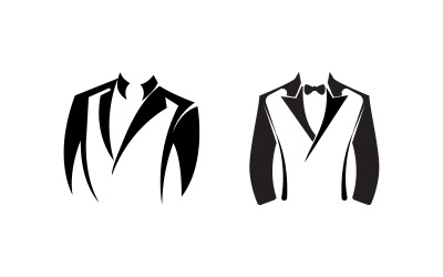 Tuxedo exclusive template vector icon illustration v.2