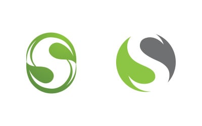Ecology Tree  Leaf vector icon illustration logo design v.27