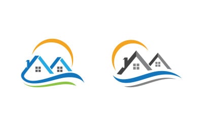 House Property concept icon logo template v.153