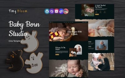 Tinybloom – WordPress-thema voor pasgeboren- en babyfotografie
