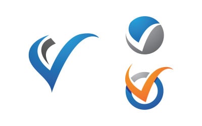 V Letter Business Concept design icon LogoTemplate v.11