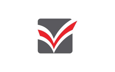 V Letter Business Concept design icon LogoTemplate v.13