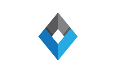V Letter Business Concept design icon LogoTemplate v.14