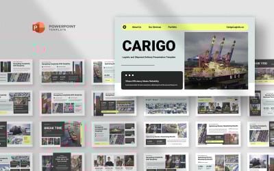 Carigo - Logistics &amp;amp; Transportation Powerpoint Template
