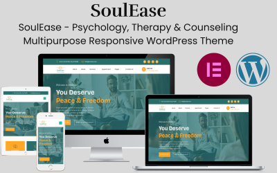 SoulEase — психология, терапия и консультирование. Многоцелевая адаптивная тема WordPress.