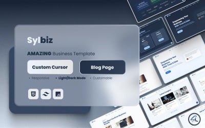 Sylbiz - Modelo de site corporativo e empresarial moderno