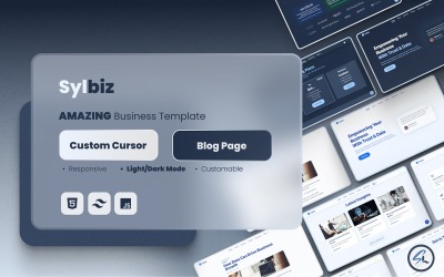 Sylbiz – Moderne Website-Vorlage für Unternehmen und Unternehmen