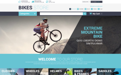 Bisiklet Mağazası Magento Teması
