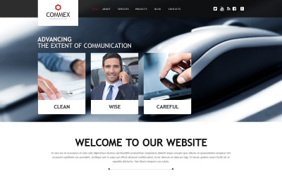 Communicatie Muse-sjabloon