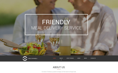 Drupal Vorlage namens "Meals for Seniors" #52896
