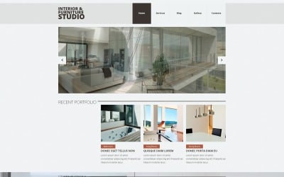 Interior &amp; Furniture Responsive Joomla Template