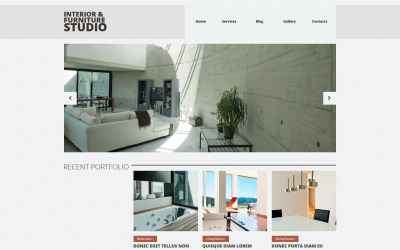 Interior & Furniture Responsive Joomla Template