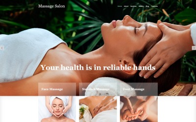 Modello Joomla moderno pronto per l&amp;#39;uso di Massage Salon