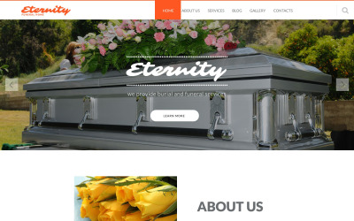 Plantilla Joomla "Funeral Services" #52846