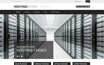 Responsywny szablon PrestaShop Hosting #52866
