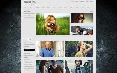 Reszponzív Videó galéria Joomla sablon 52806