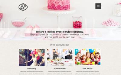 Template do planejador de eventos do Drupal