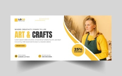 Arts and Crafts Services social media cover banner