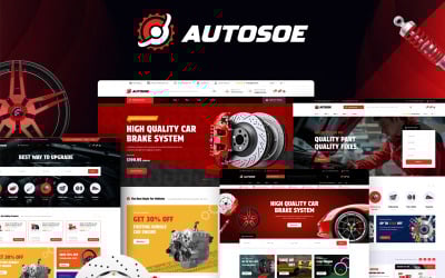Autosoe Elementor - Auto Parts Prestashop Theme