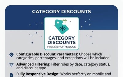 Category Discount module for PrestaShop