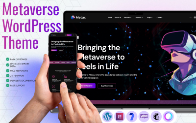 Metax - Metaverse WordPress-thema