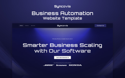 Syncovia - Mall för NextJs för affärsautomation