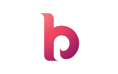 B letter Initial Logo design Template v2