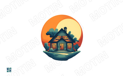 Cabin in a Forest transparent background