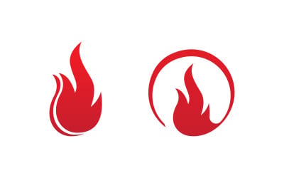 Flames Logo icon illustration vector design template v1.124