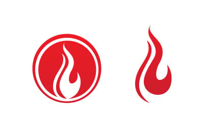 Flames Logo icon illustration vector design template v1.125