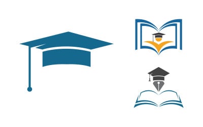 School Education Logo Template vector icon design illustration v.10