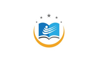 School Education Logo Template vector icon design illustration v.11