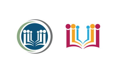 School Education Logo Template vector icon design illustration v.13