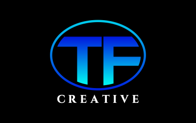 TF Letter Initials Logo Design Template