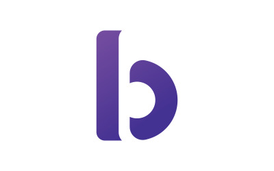 Vorlage für das Design des Anfangsbuchstabens B des Logos v4