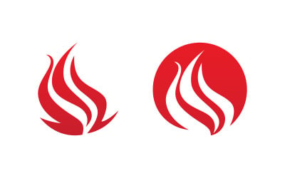 Flames Logo icon illustration vector design template v1.118