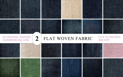 Flat Linen Fabric Textures Bundle | Smooth Woven Background | Cloth flat woven fabric texture