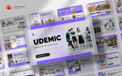 Udemic - University &amp;amp; Education Powerpoint Template