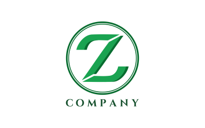 Z Letter Initials Logo Design Template
